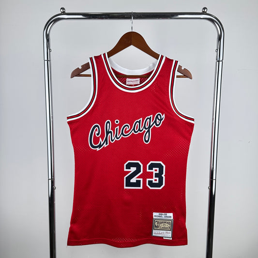 Chicago Bulls 1984-85 #23 Micheal Jordan Red Mitchell & Ness Swingman Jersey