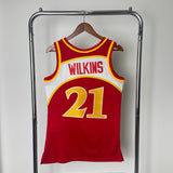 Atlanta Hawks Dominique Wilkins Mitchell & Ness Red 1985-86 Hardwood Classic Swingman Jersey