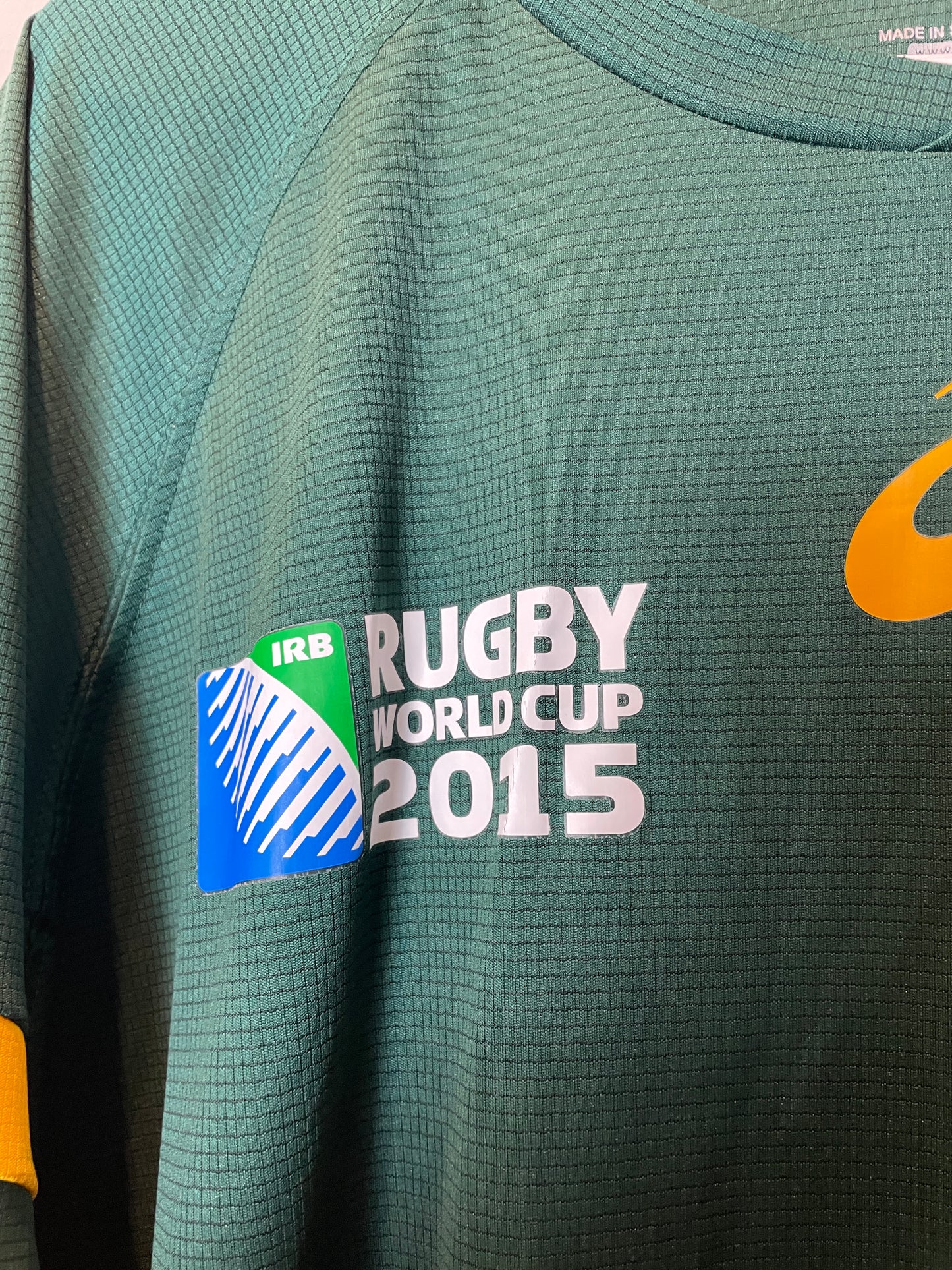 2015 Springboks Home RWC Jersey * Original* XL 10/10