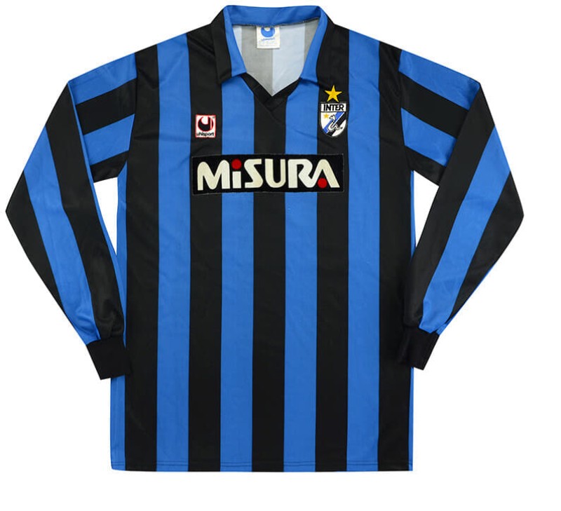 Inter Milan 1988/89 Home Long Sleeve Jersey