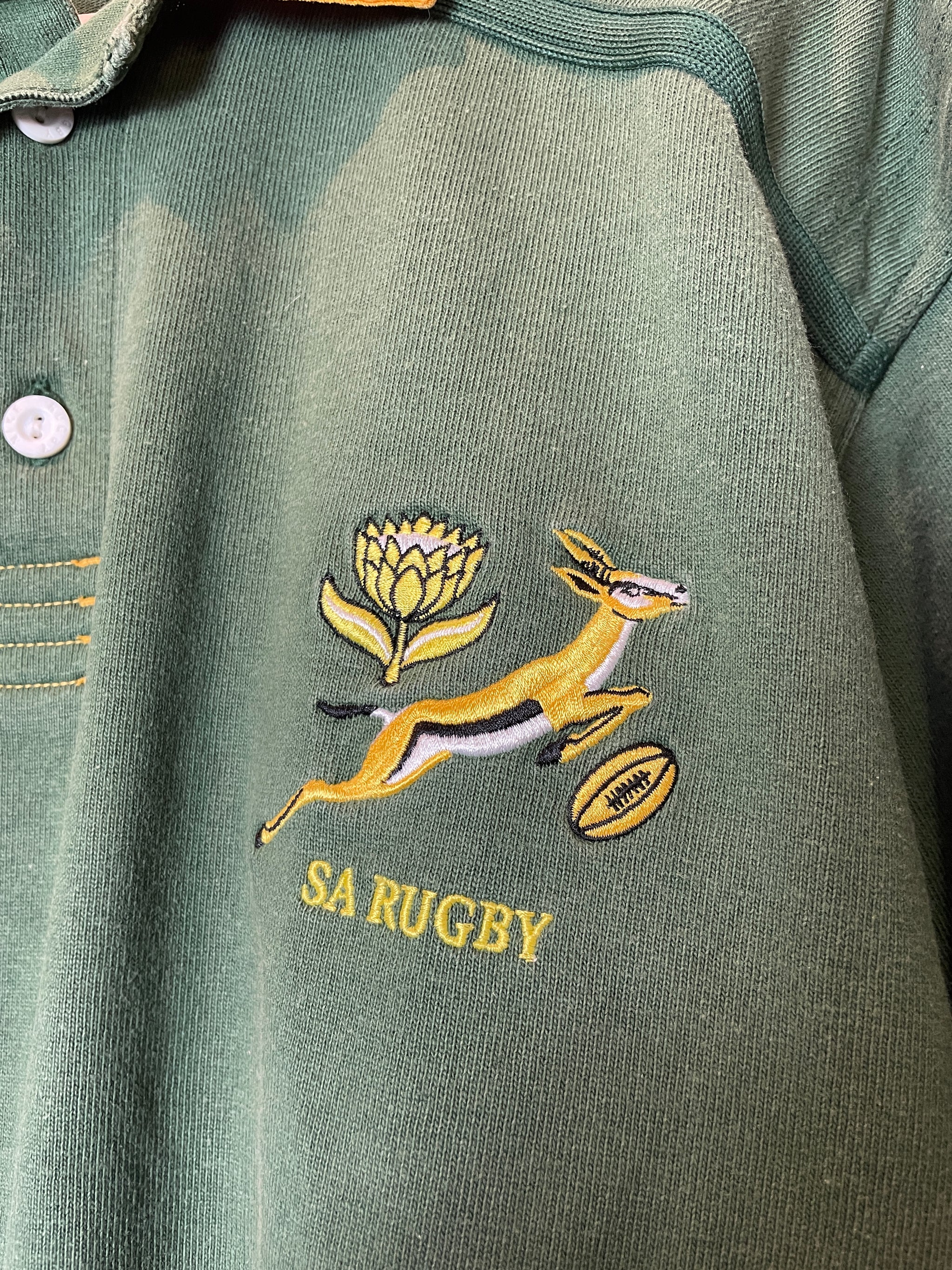 1998 Springboks Home Nike Retro Long Sleeve Rugby Jersey *Original* XL 10/10