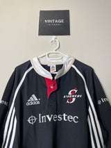 2003/04 Stormers Home Adidas Retro Rugby Jersey *Original* XL 8/10