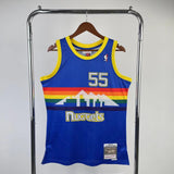 Denver Nuggets 1991-92 Dikembe Mutombo Blue Mitchell & Ness Hardwood Classics Swingman Jersey