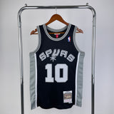 San Antonio Spurs 1993-94 Dennis Rodman Mitchell & Ness Black Hardwood Classic Swingman Jersey