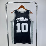 San Antonio Spurs 1993-94 Dennis Rodman Mitchell & Ness Black Hardwood Classic Swingman Jersey
