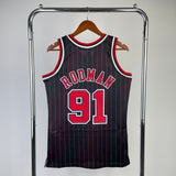 Chicago Bulls 1995-96 #91 Dennis Rodman Alternate Mitchell & Ness Swingman Jersey