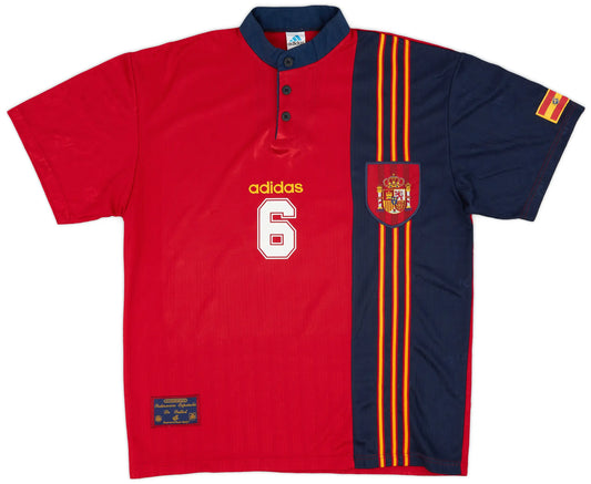 Spain 1996 Home Jersey