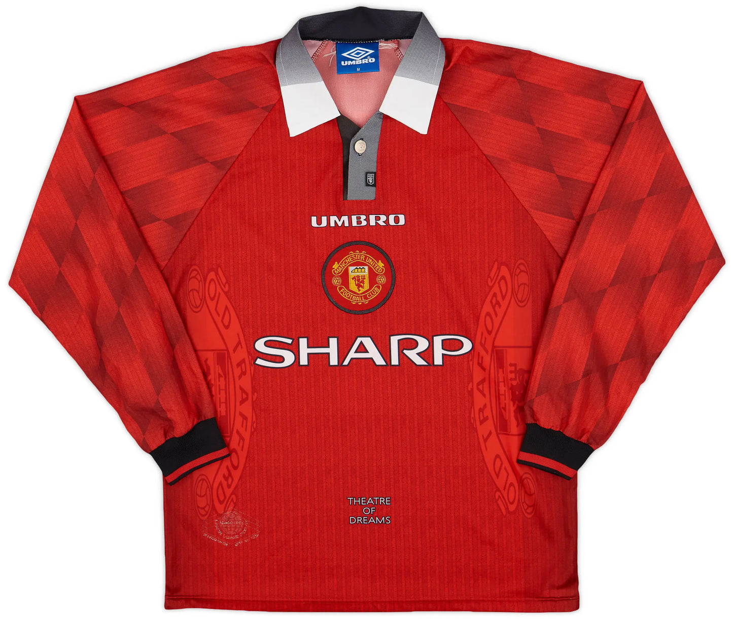 Manchester United 1995/96 Home Long Sleeve Jersey