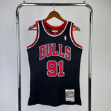 Chicago Bulls 1997-98 #91 Dennis Rodman Alternate Mitchell & Ness Swingman Jersey