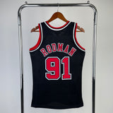 Chicago Bulls 1997-98 #91 Dennis Rodman Alternate Mitchell & Ness Swingman Jersey