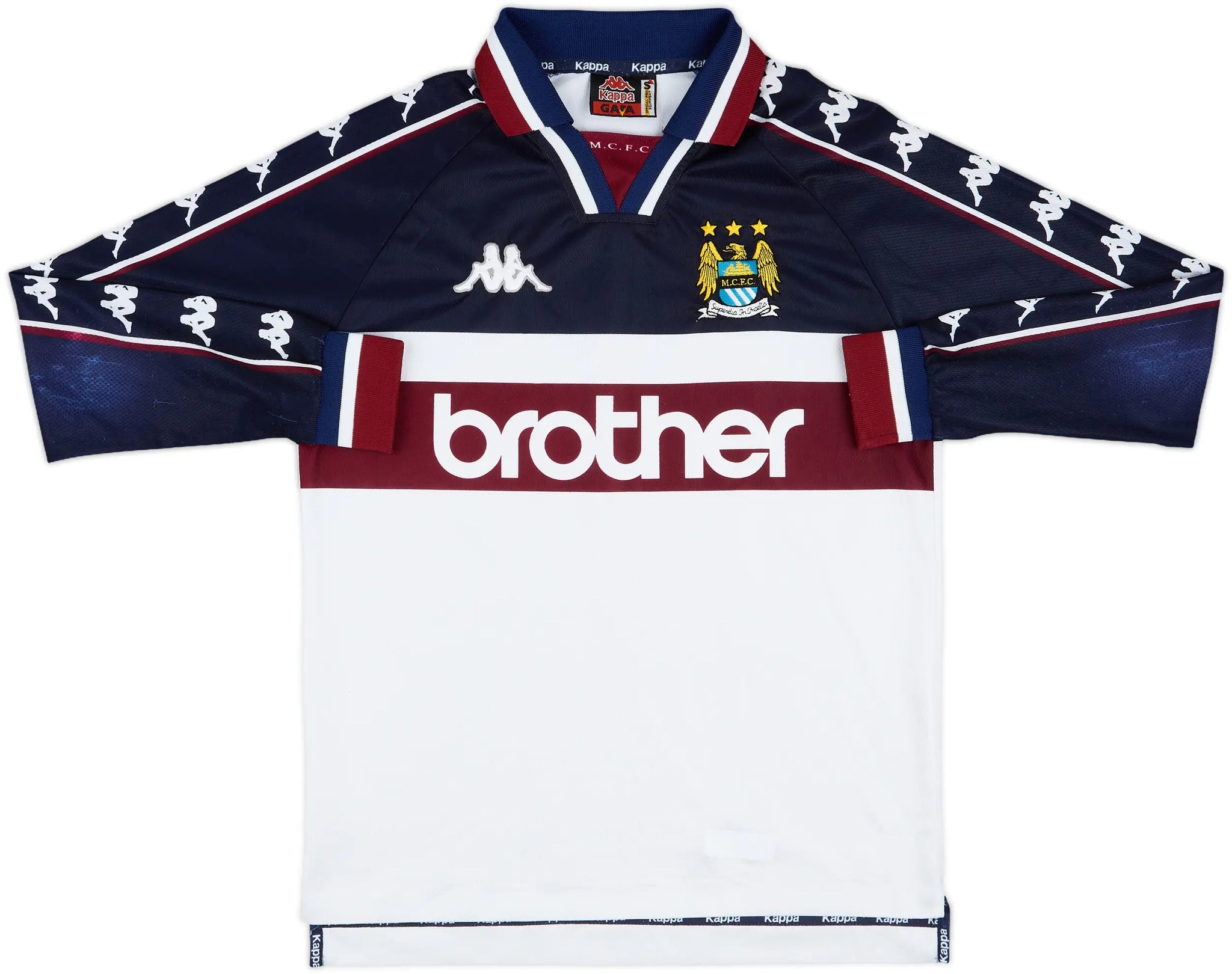 Manchester City 1997/98 Away Long Sleeve – Vintage Kitman