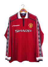 Manchester United 1998/99 Home Long Sleeve Jersey
