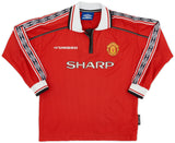 Manchester United 1998/99 Home Long Sleeve Jersey