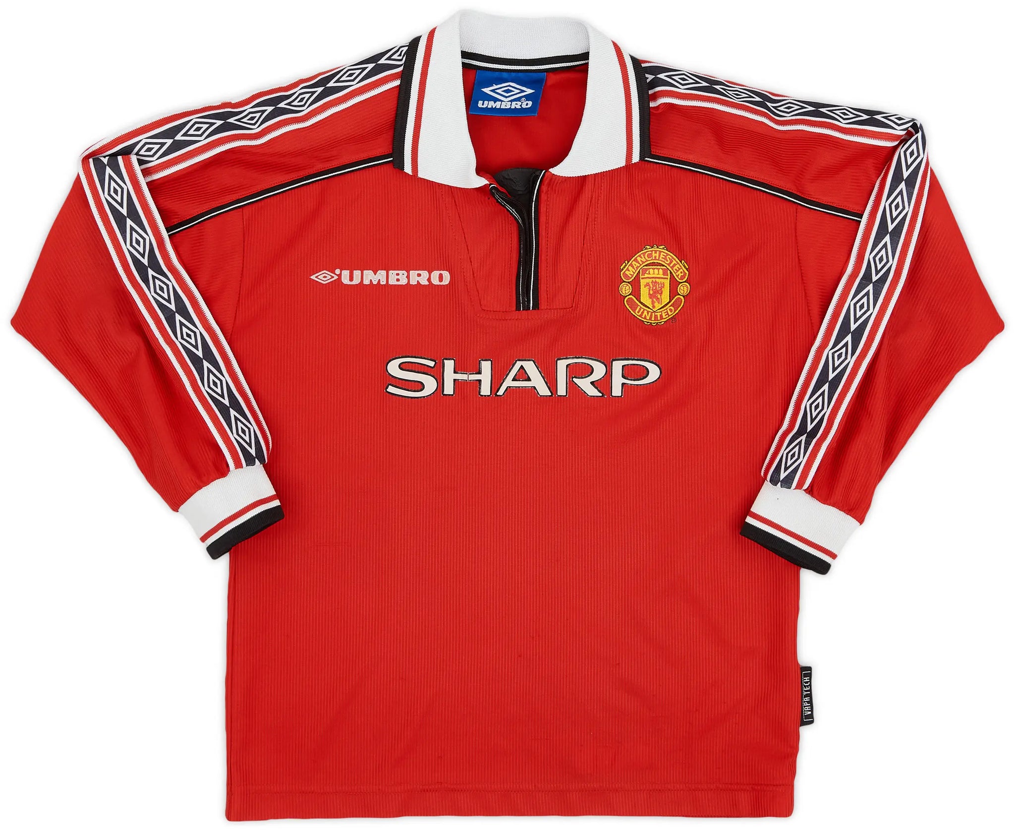 Manchester United 1998/99 Home Long Sleeve Jersey