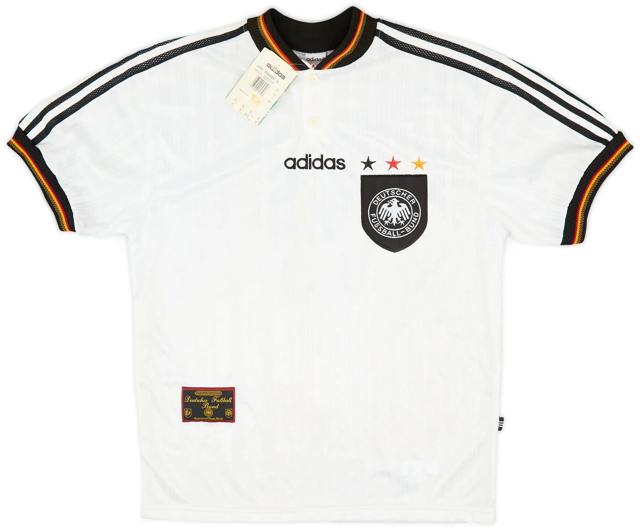 Germany 1996 Home Jersey