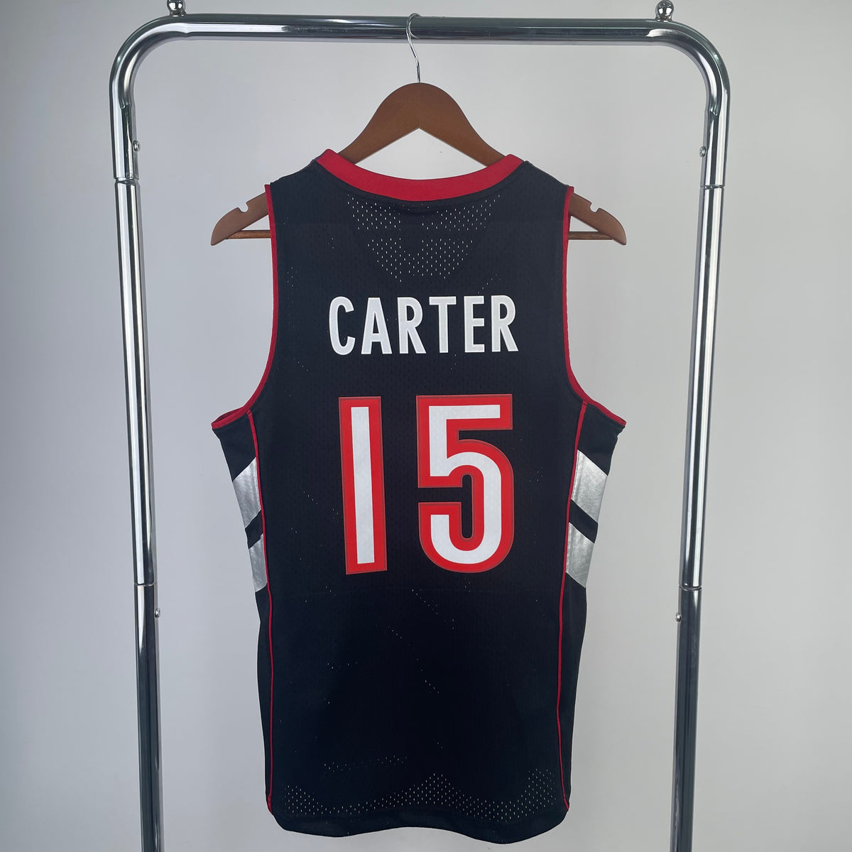 2000 Raptors Kit Side Toronto Raptors 1999-00 Vince Carter Mitchell & Ness Purple Hardwood C ...