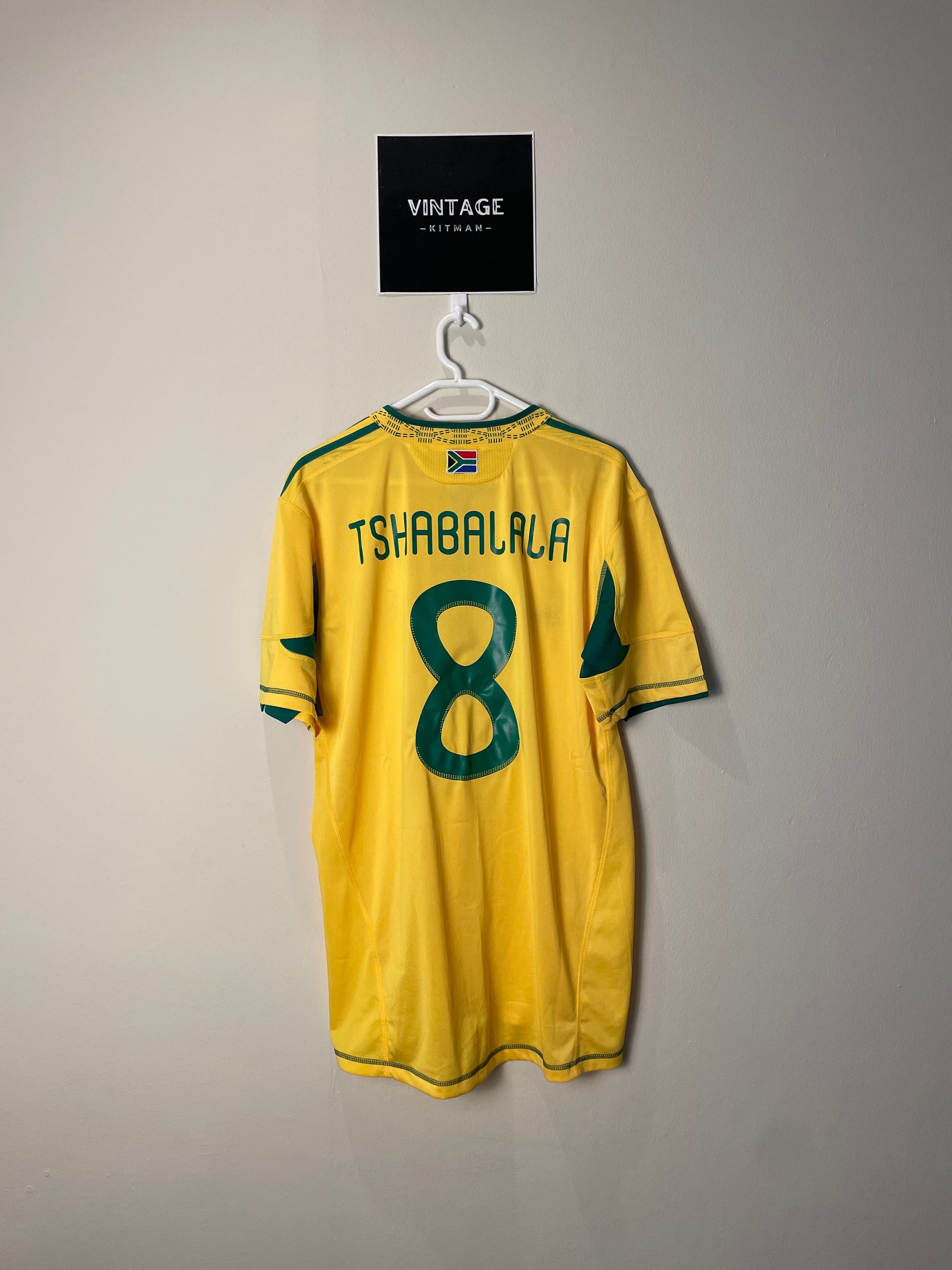 2010 Bafana Bafana Home Retro Jersey *Original* #8 TSHABALALA (XL) 10/10