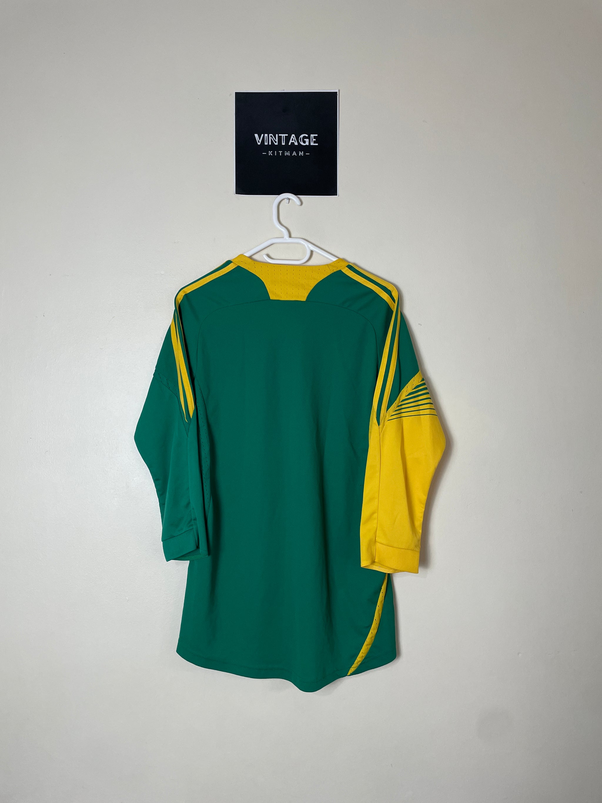 2009 Bafana Bafana Alternate Quarter Sleeve Retro Jersey *Rare Original* Small & Large 8/10