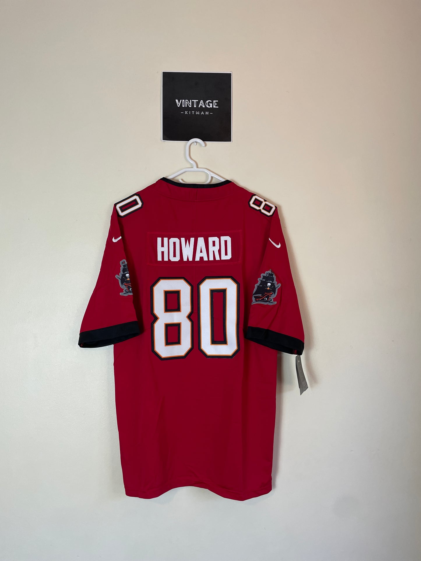 Tampa Bay Buccaneers Home NFL Jersey #80 HOWARD (S/M)