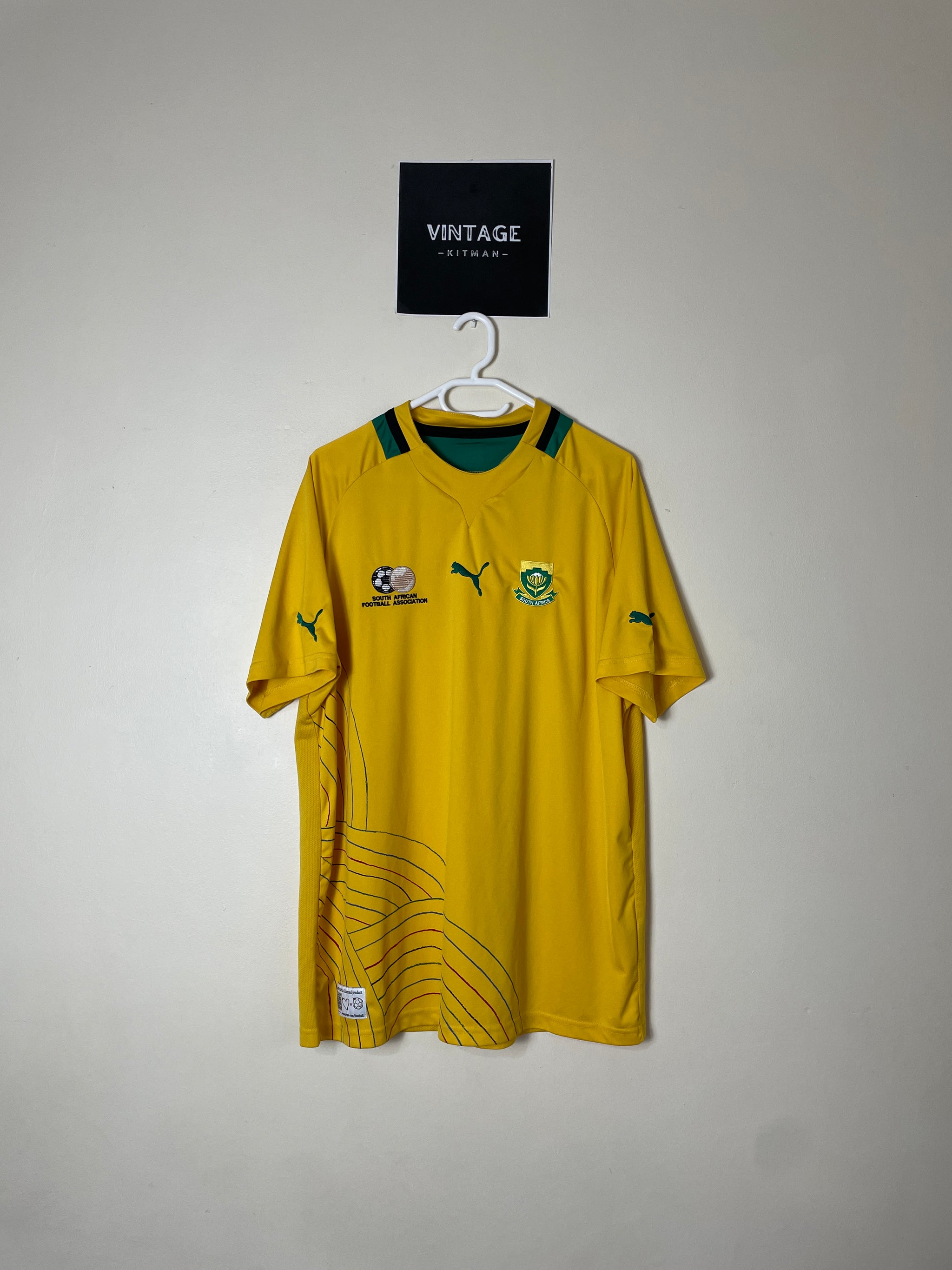 2012 Bafana Bafana Home Retro Jersey *Original* X-Large & Small 10/10