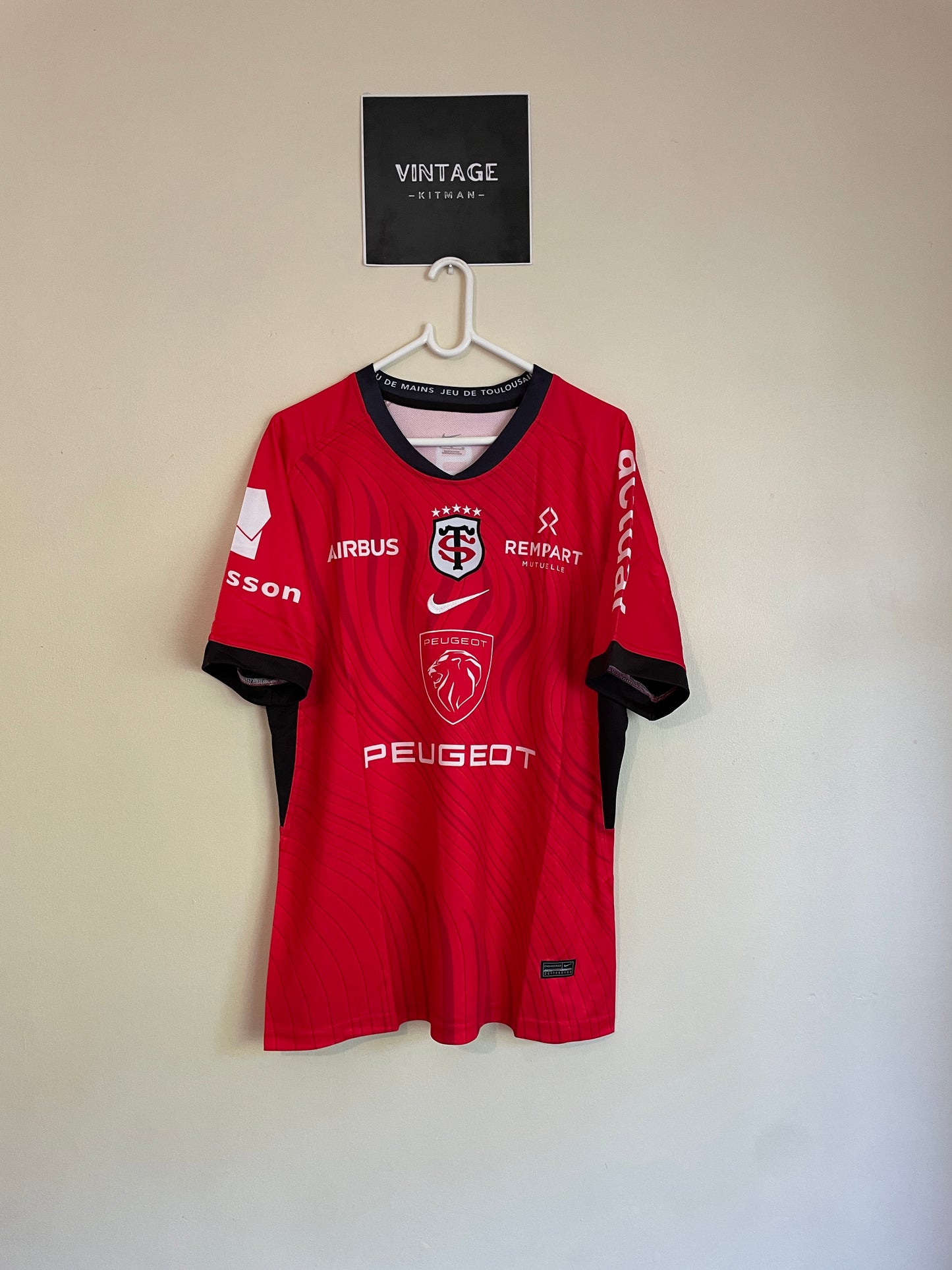 Stade Toulouse 2024 Red Rugby Jersey