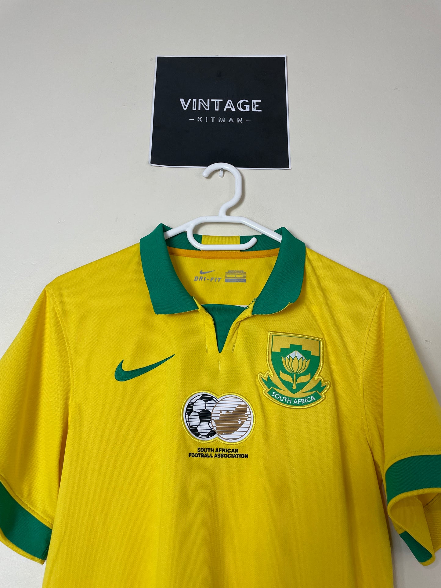 2015 Bafana Bafana Home Retro Jersey *Original* Large & Small 10/10