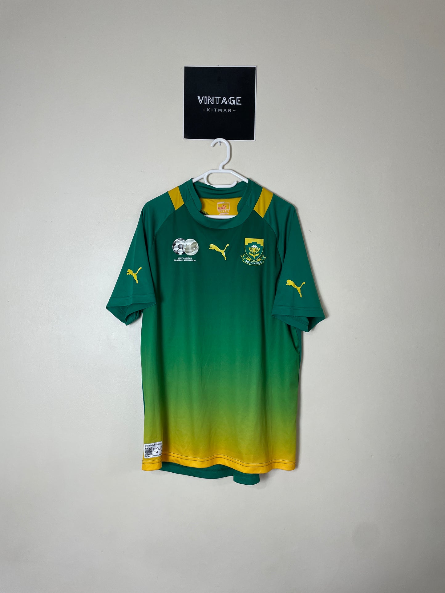 2012 Bafana Bafana Away Retro Jersey *Original* XL 10/10