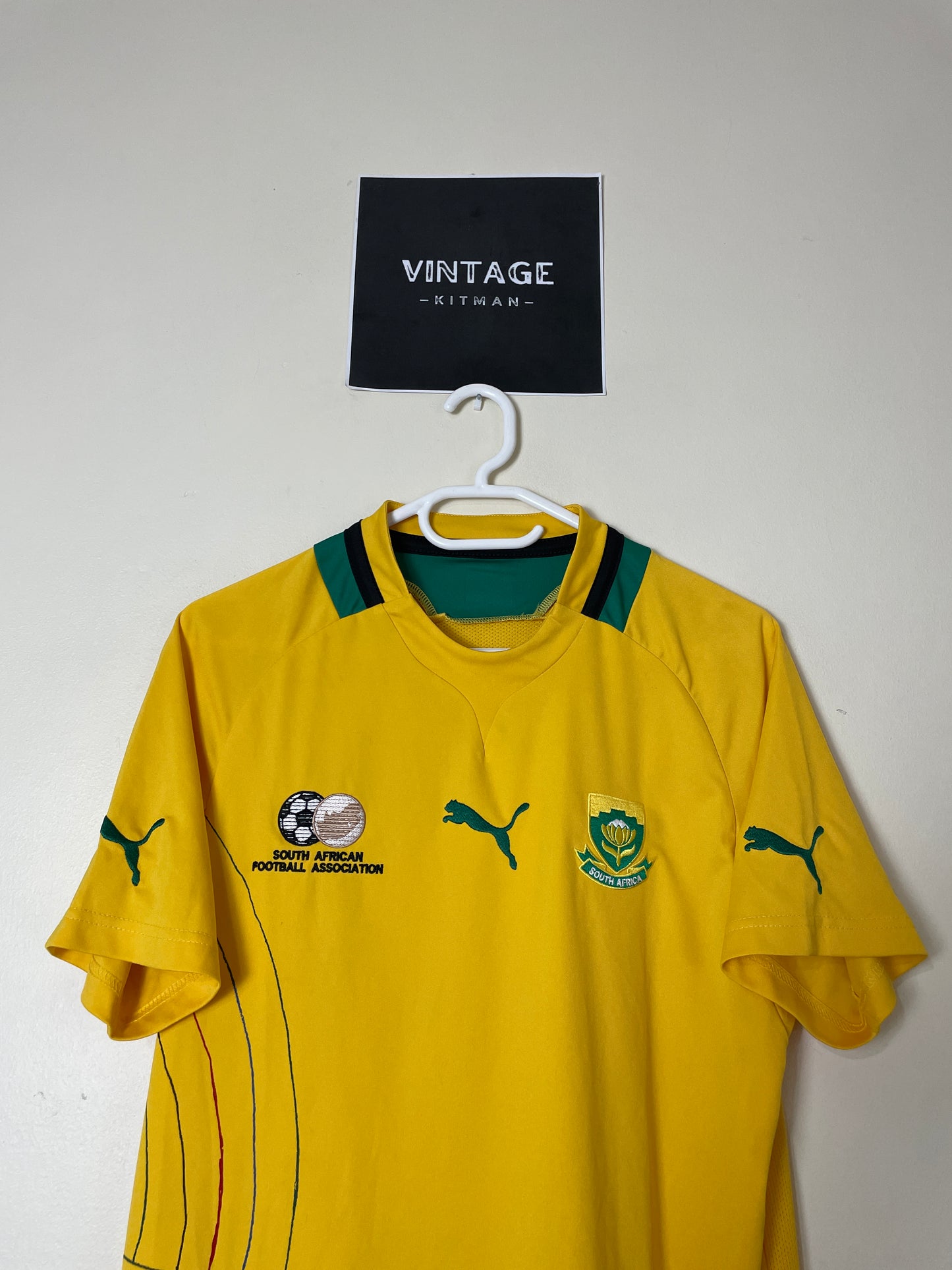 2012 Bafana Bafana Home Retro Jersey *Original* X-Large & Small 10/10
