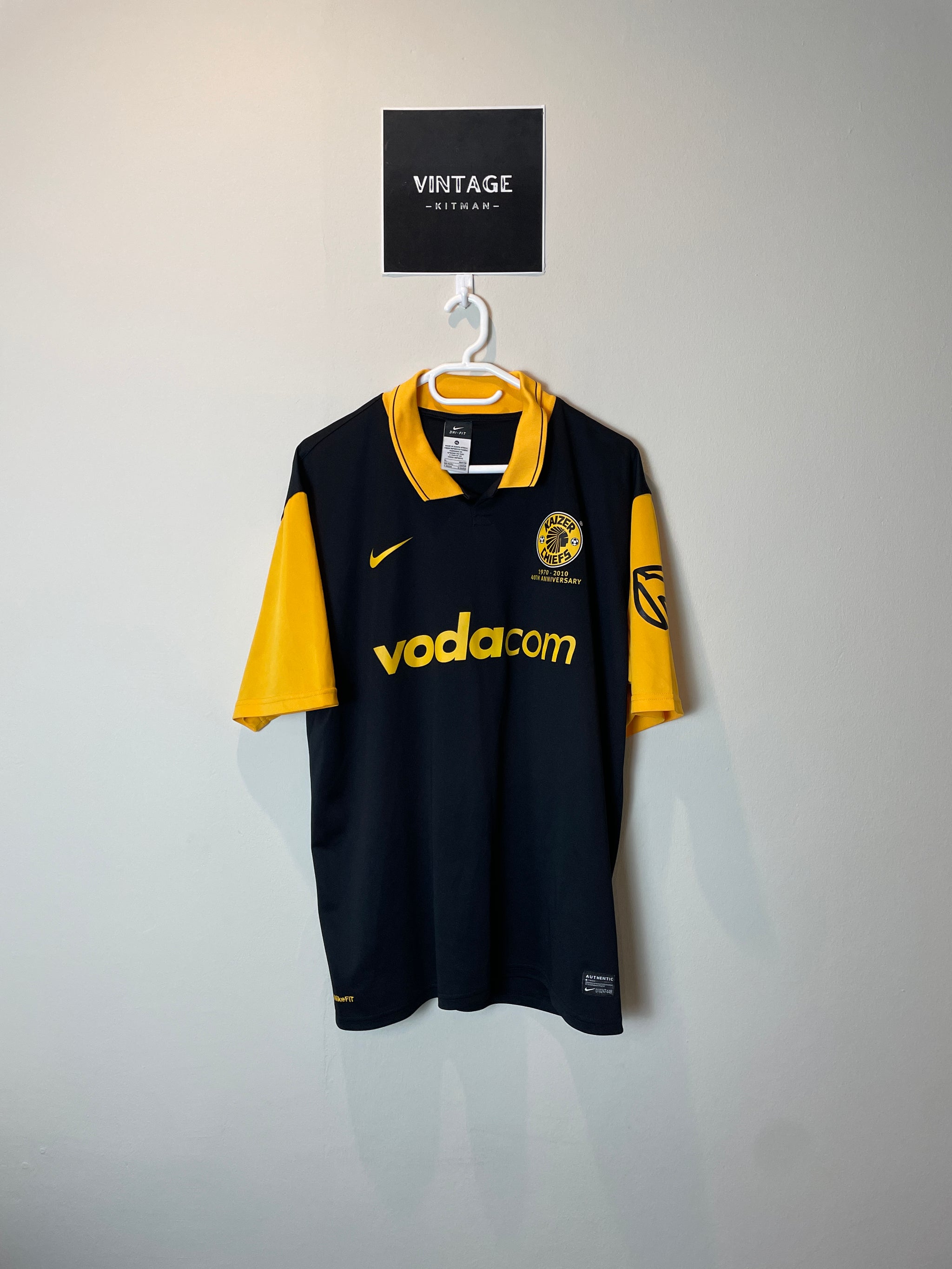 2010/11 Kaizer Chiefs ‘40th Anniversary’ Away Retro Jersey *Original* XL 9/10