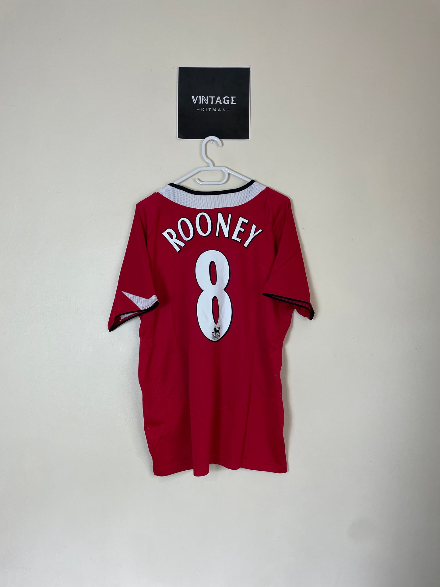 Manchester United 2004/06 Home #8 ROONEY (1 Large & 1 XL)