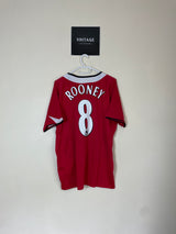 Manchester United 2004/06 Home #8 ROONEY (1 Large & 1 XL)