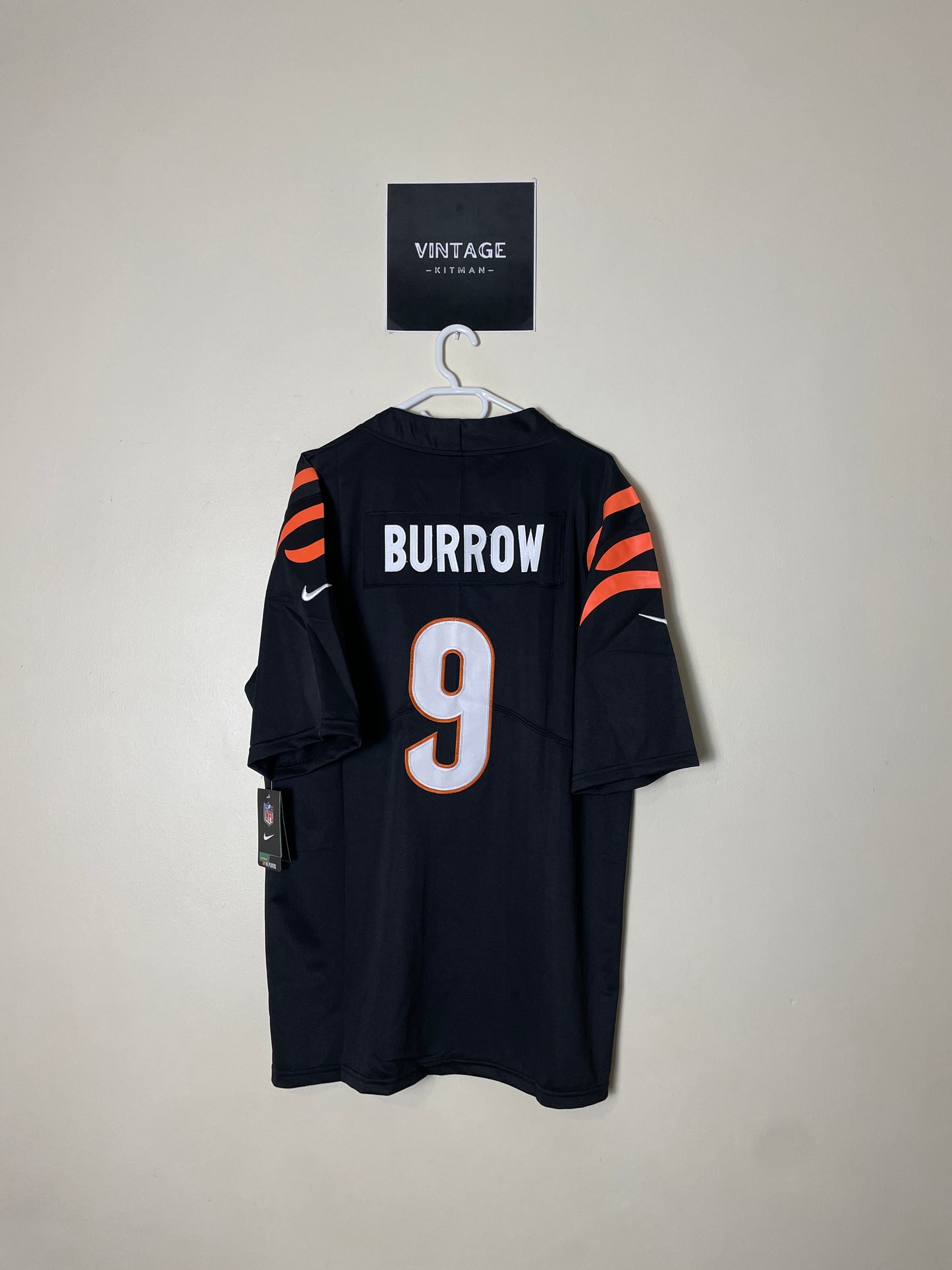Cincinnati Bengals 2024 Home #9 BURROW (L - Fits like XL)