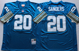 Detroit Lions #20 Barry SANDERS Mitchell & Ness Blue Legacy NFL Jersey