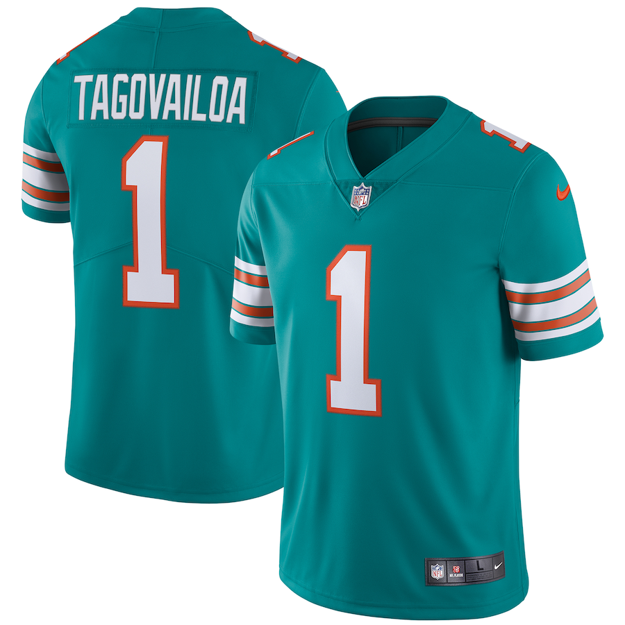 Miami Dolphins 2023 Throwback Home Green NFL Jersey