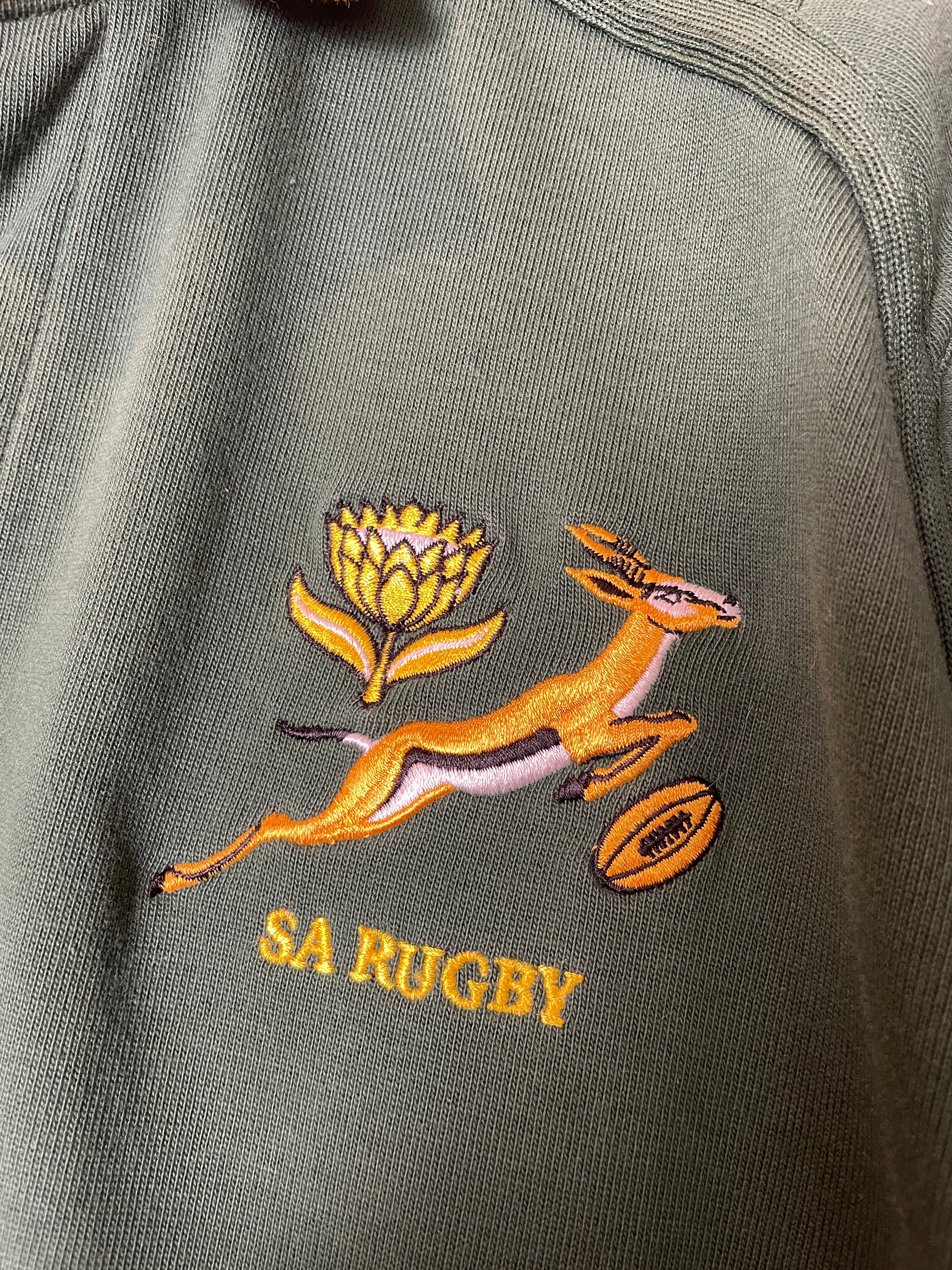 1999 Springboks Home Nike Retro Long Sleeve Rugby Jersey *Original* L 10/10