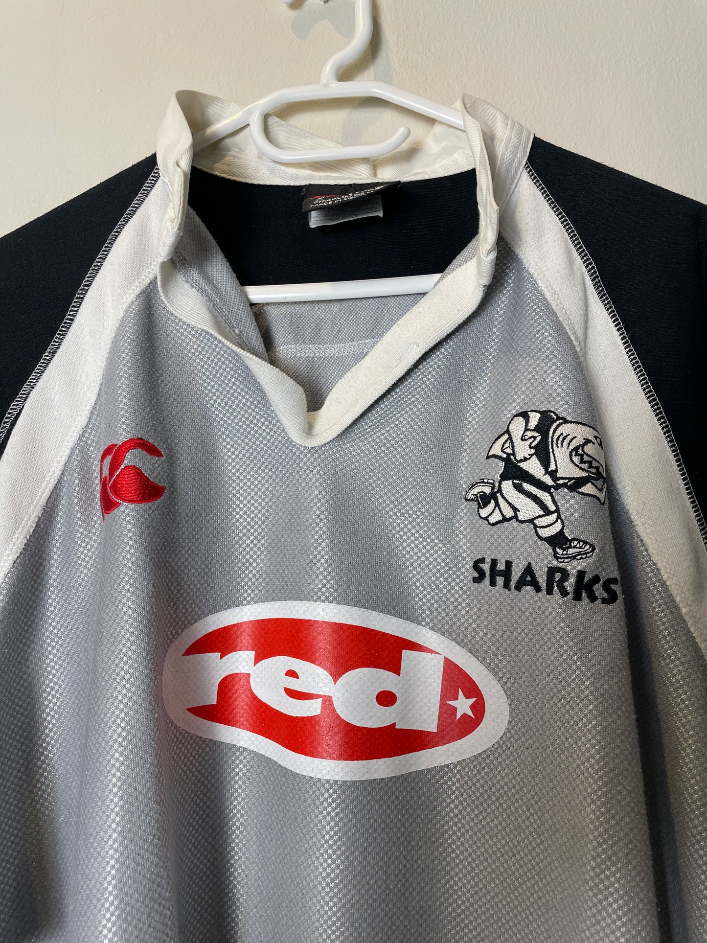 2003 Sharks Retro Canterbury Rugby Jersey *Original* M 7.5/10