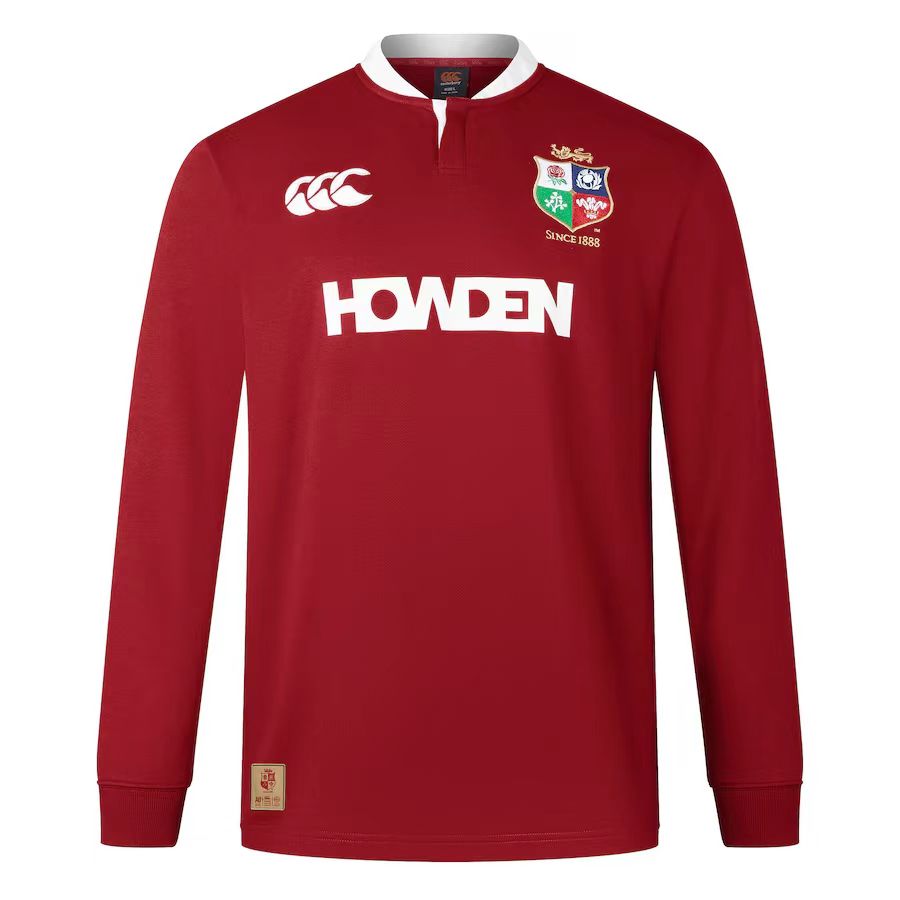 British & Irish Lions 2025 Home Rugby Long Sleeve Jersey