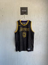 Los Angeles Lakers 2018-19 #8 Kobe Bryant Black Swingman Jersey - Black Mamba Edition